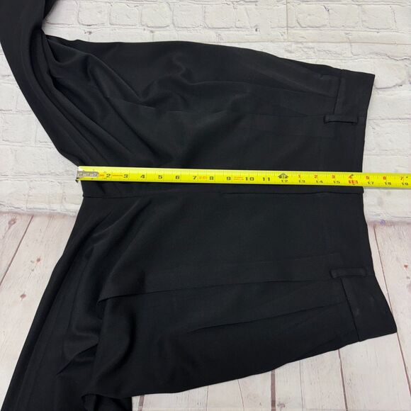 MM. LaFleur Women Pleated Dress Pants Trouser Size 8 Black C031 -28 - Picture 5 of 16